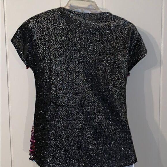 Fantastic VTG 80s multi colored sequined top - Picture 4 of 6